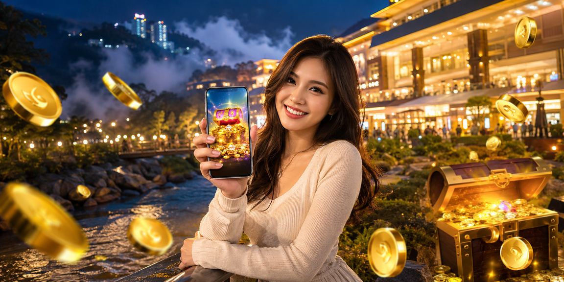 Pengalaman kasino langsung mudah alih menggunakan telefon di op16, tema Genting Highlands